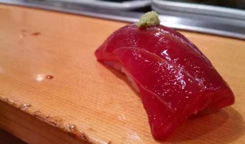 Akami sushi from Sushi Dai