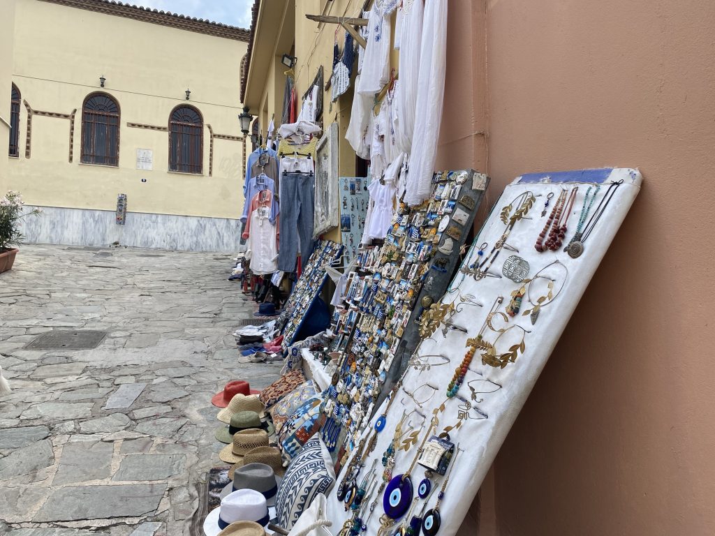 Local street art in Pláka